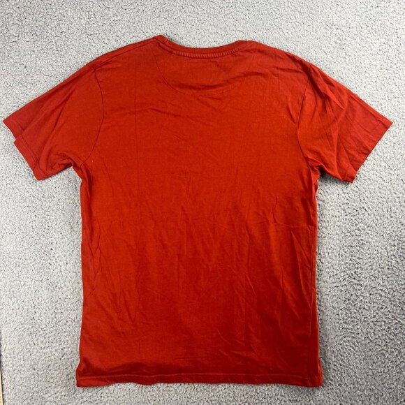 Denim & Flowers Golden Gate Bridge T-shirt Mens Size Large Orange - Picture 10 of 10